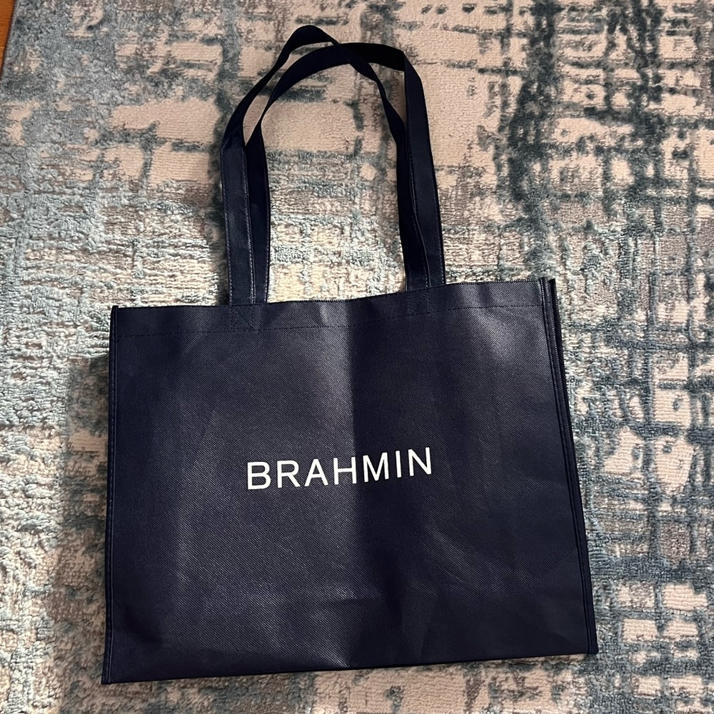 Brahmin Reusable Tote - Navy - Excellent Condition